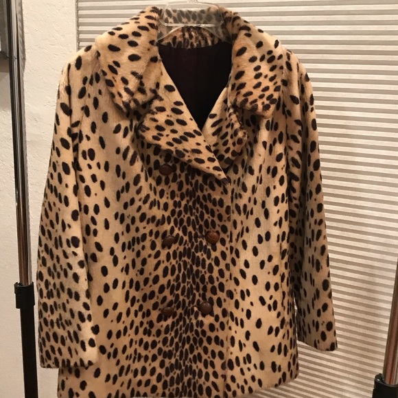 Cathy Dee Jackets & Blazers - Vintage Faux Leopard Print Jacket